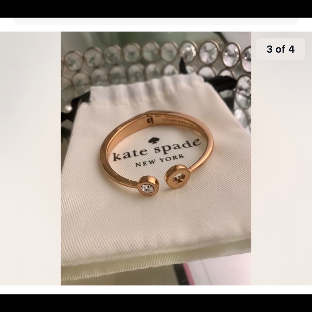 Kate spade rose gold cuff bracelet